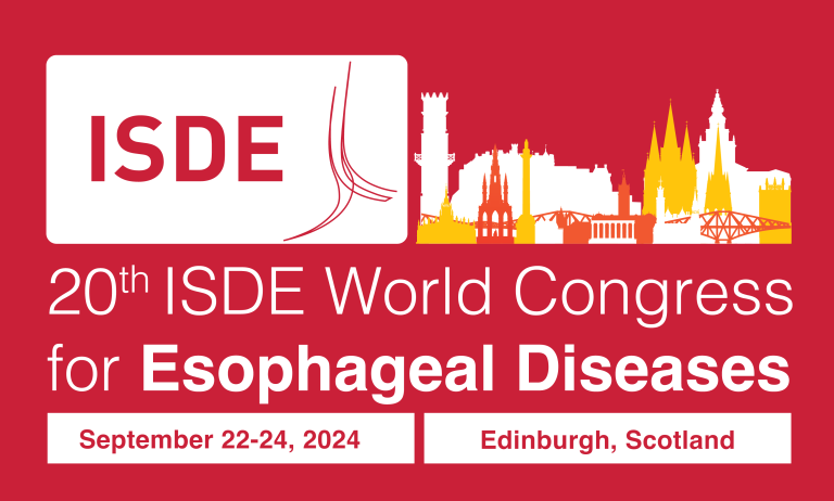 20th ISDE World Congress for Esophageal Diseases September 22-24, 2024 | Edinburgh, Scotland