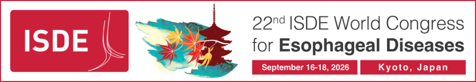 22nd ISDE World Congress for Esophageal Diseases September 16-18, 2026 | Kyoto, Japan